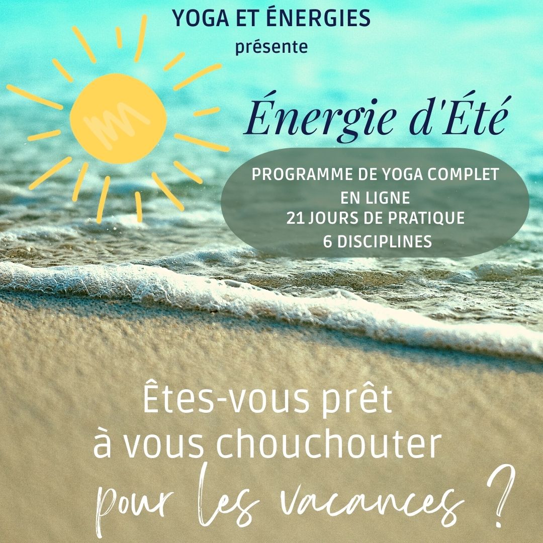 PROGRAMME YOGA EN LIGNE : ÉNERGIE D’ÉTÉ