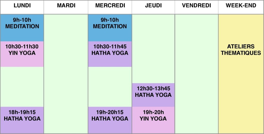 programme cours 2017-2018