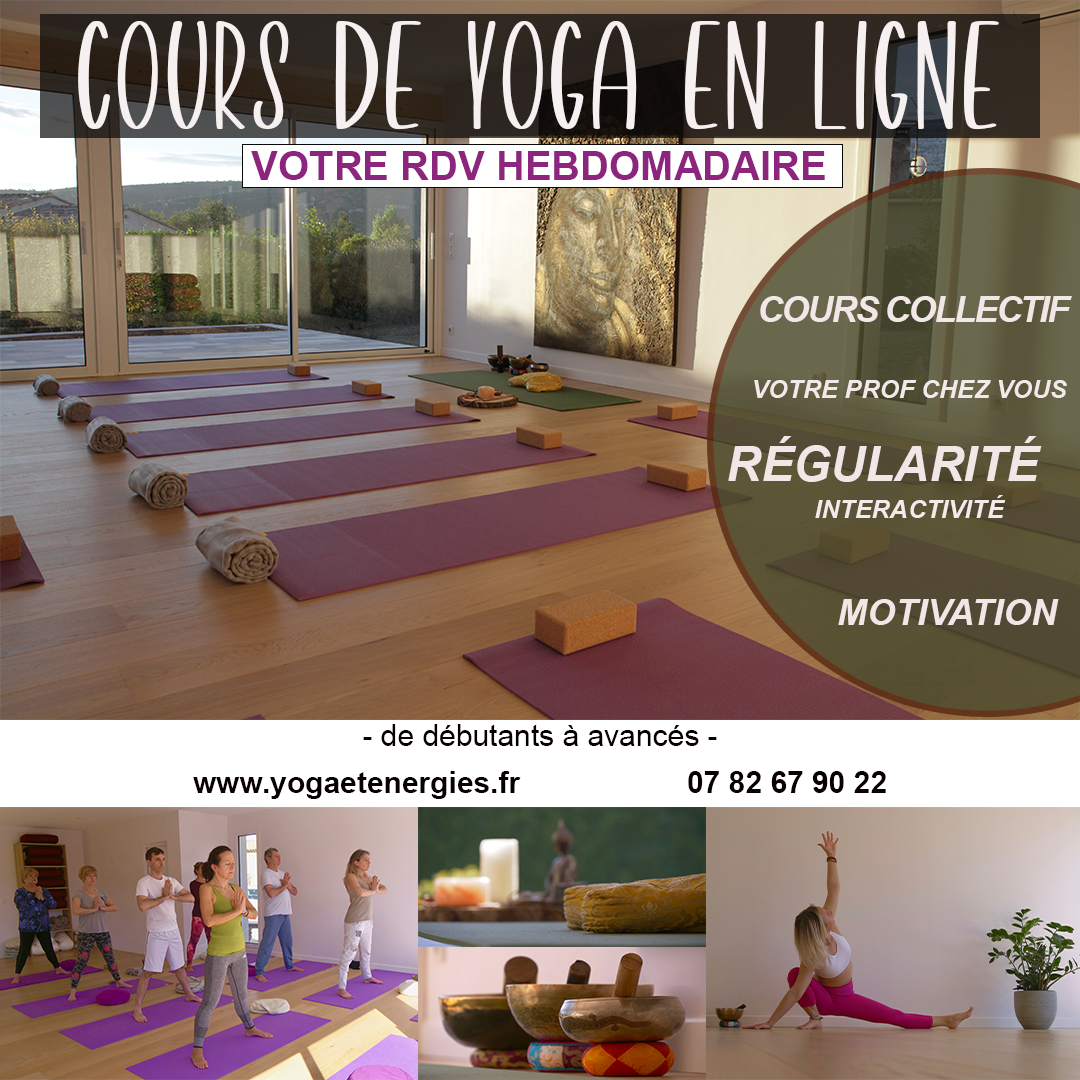 COURS COLLECTIF DE YOGA EN LIGNE